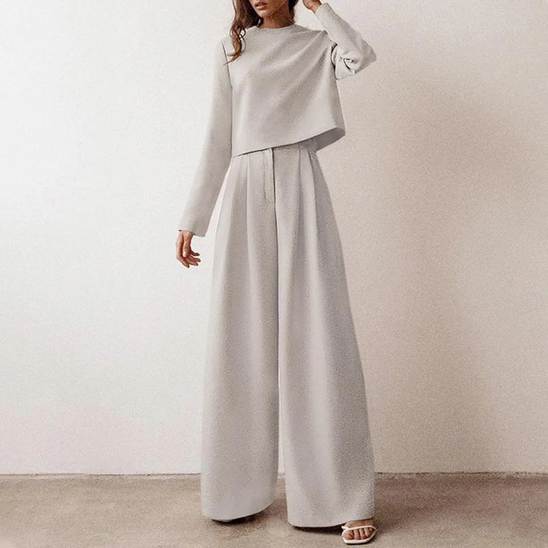 Comfortable women's palazzo set – casual cut, high-quality fabric, for various occasions - Image 5