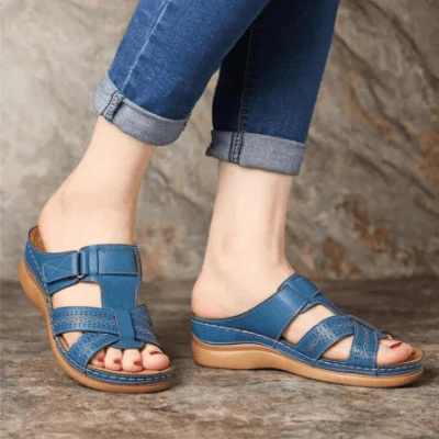 Comfortable Women's Platform Sandals with Slip-On Design and Shock-Absorbing Sole for All-Day Support - Image 3