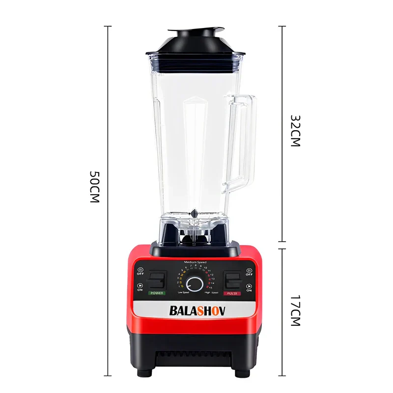Commercial Blender 2000W Heavy Duty Stationary Mixer Ice Crushing Smoothie Maker Holiday 2025 BPA Free - Image 6
