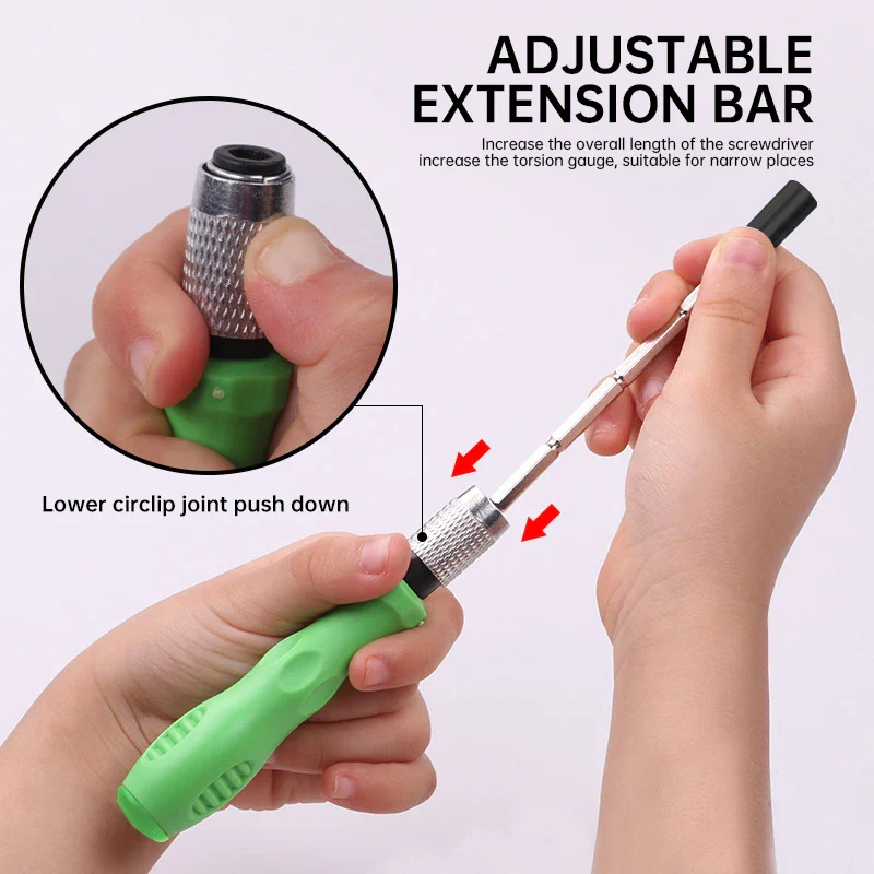 Compact 32-in-1 Magnetic Screwdriver Set - Essential Home Tools for Electronics Repair - Image 4