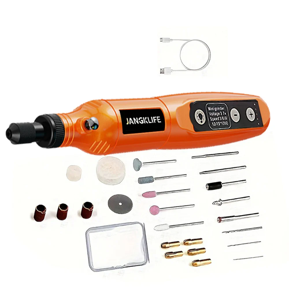 Cordless USB Rotary Tool Kit for Home Tools - Mini Engraving Pen, Wireless Drill for Jewelry & Woodworking - Image 8