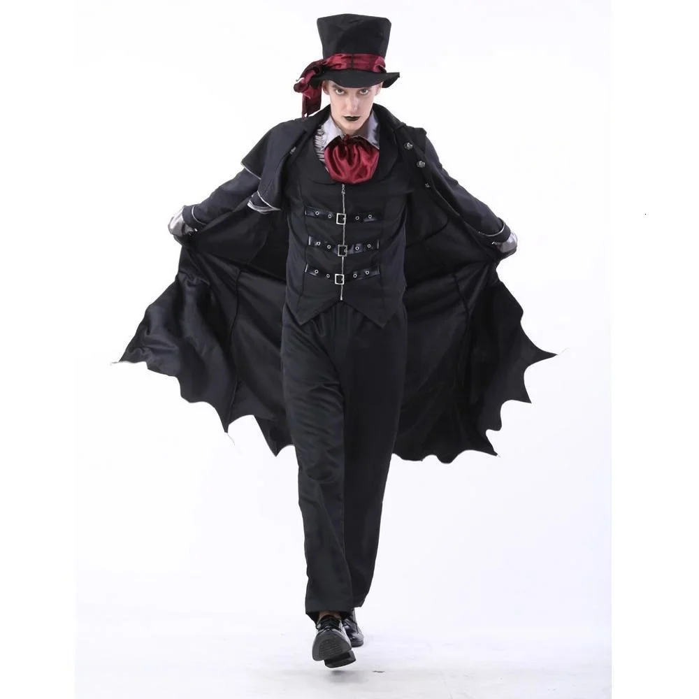 Vampire Costume Set Gothic Couple Halloween 2025 Cosplay - Image 14