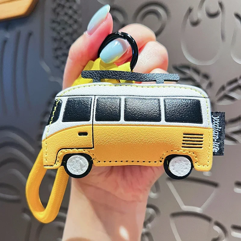 Leather Keychain Handmade Transportation Charm Gift 2025 - Image 12