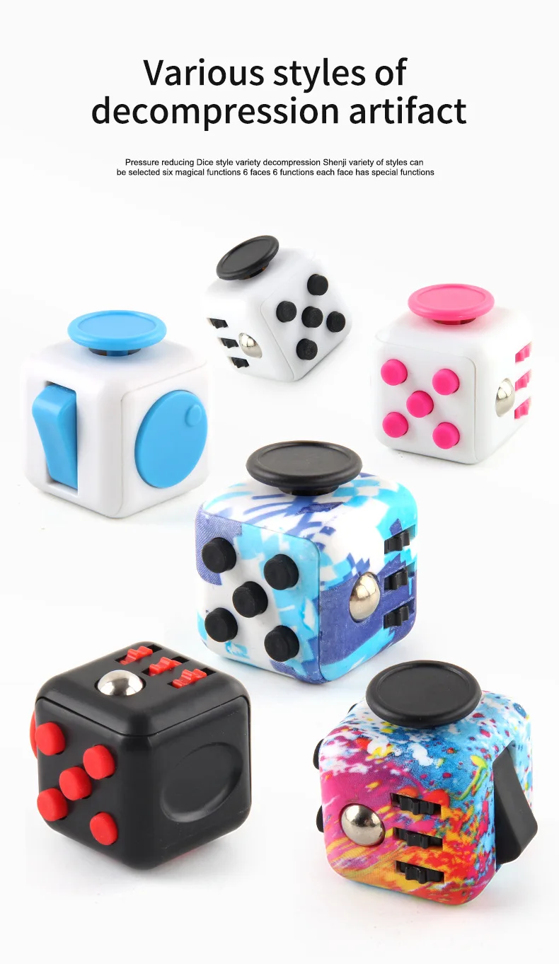 Fidget Cube Stress Relief Toy Sensory Dice For Focus - Image 7