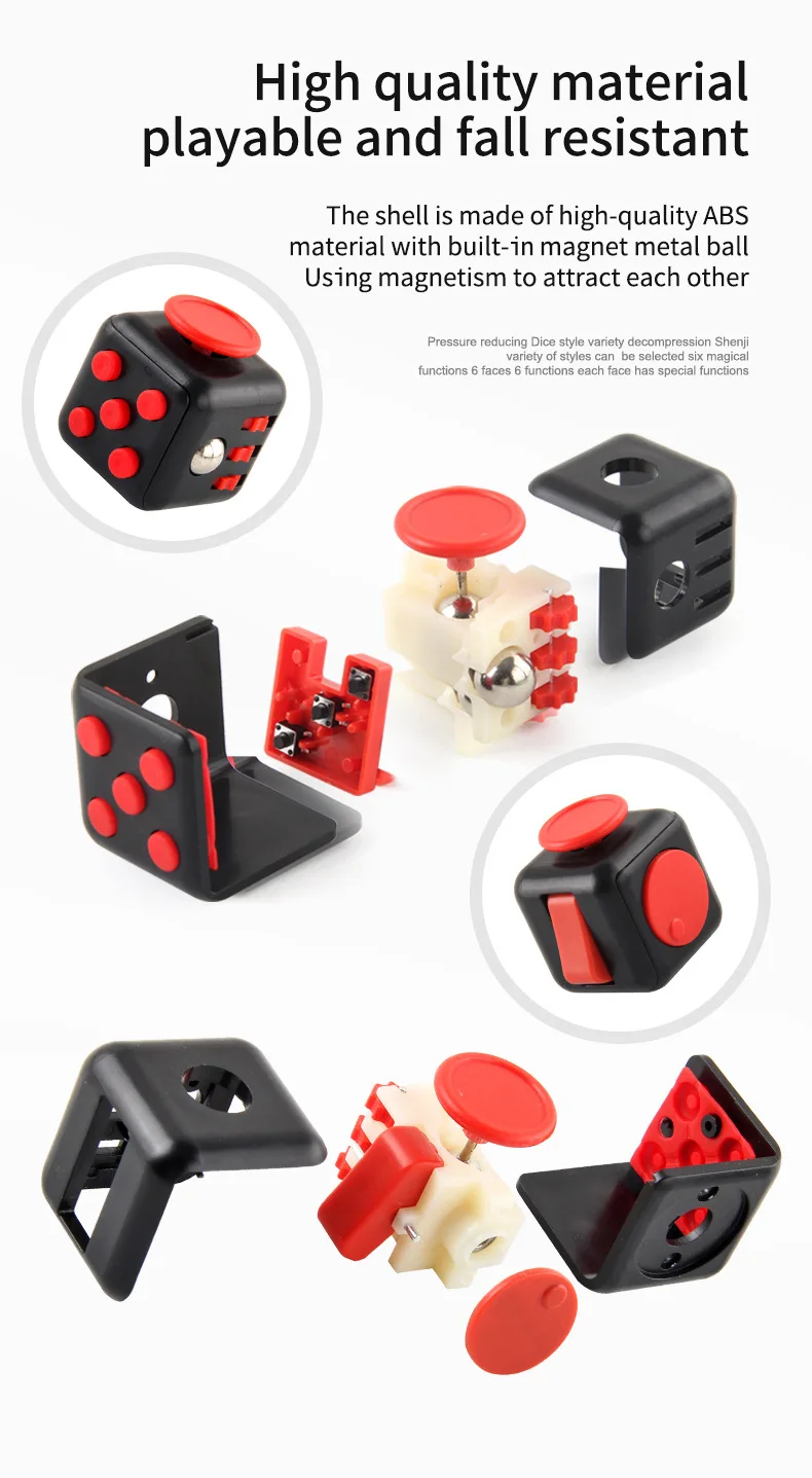Fidget Cube Stress Relief Toy Sensory Dice For Focus - Image 8