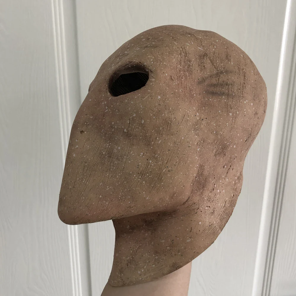 Slenderman Mask Latex Faceless Horror Halloween Costume - Image 5