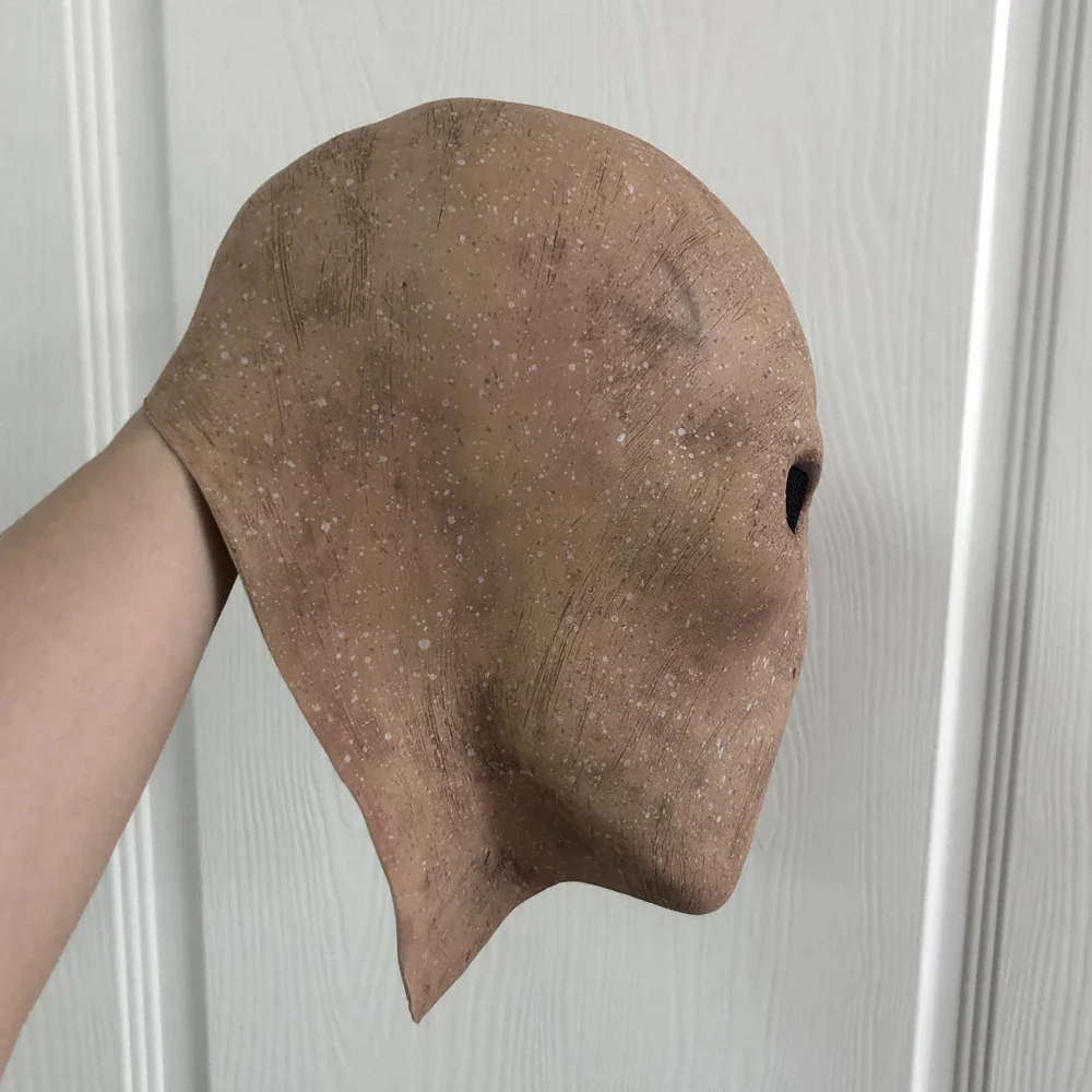 Slenderman Mask Latex Faceless Horror Halloween Costume - Image 6