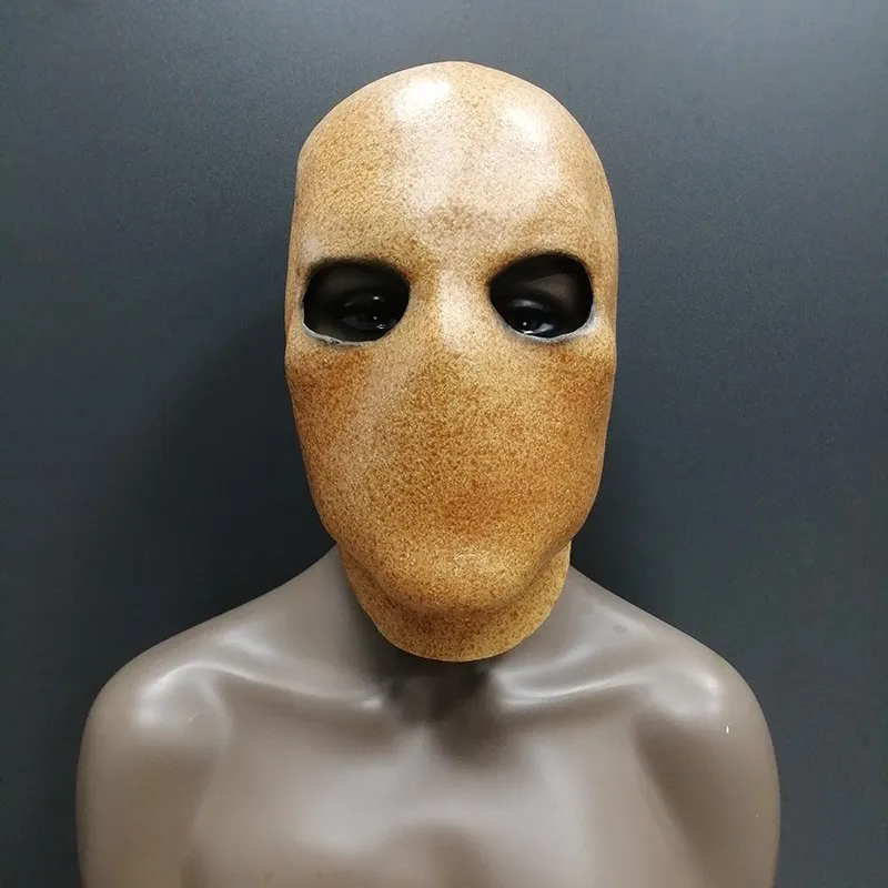 Slenderman Mask Latex Faceless Horror Halloween Costume - Image 8