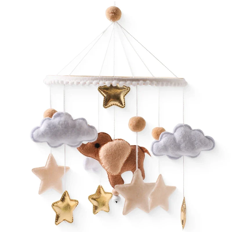 Wooden Felt Animal Crib Mobile With Soothing Calming Music - Image 42