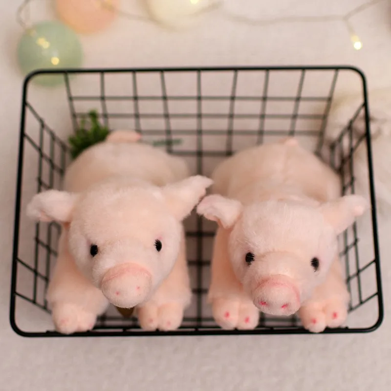 Cute Lifelike Pink Pig Plush Toy - Soft Stuffed Animal for Kids, Available in 20cm and 40cm Sizes, Perfect Gift - Image 5