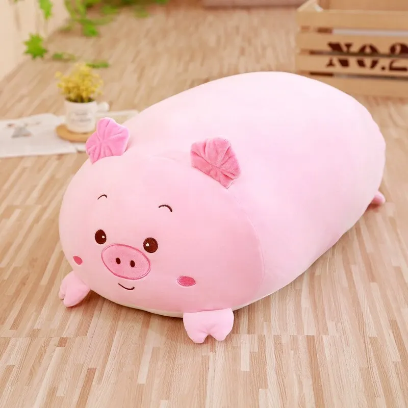Cute Plush Animal Pillow - Soft 28cm (11 inch) Cat, Dog, Pig & Frog Stuffed Toys for Kids, Perfect Birthday Gift & Cuddly Home Decor - Image 2