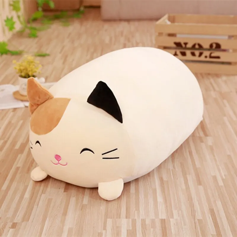 Cute Plush Animal Pillow - Soft 28cm (11 inch) Cat, Dog, Pig & Frog Stuffed Toys for Kids, Perfect Birthday Gift & Cuddly Home Decor - Image 3