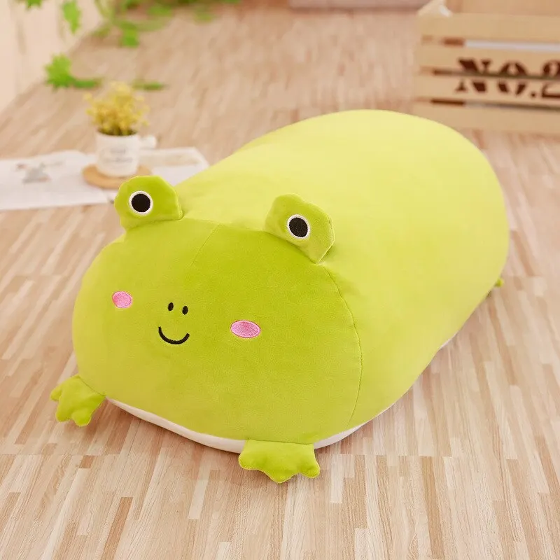 Cute Plush Animal Pillow - Soft 28cm (11 inch) Cat, Dog, Pig & Frog Stuffed Toys for Kids, Perfect Birthday Gift & Cuddly Home Decor - Image 6