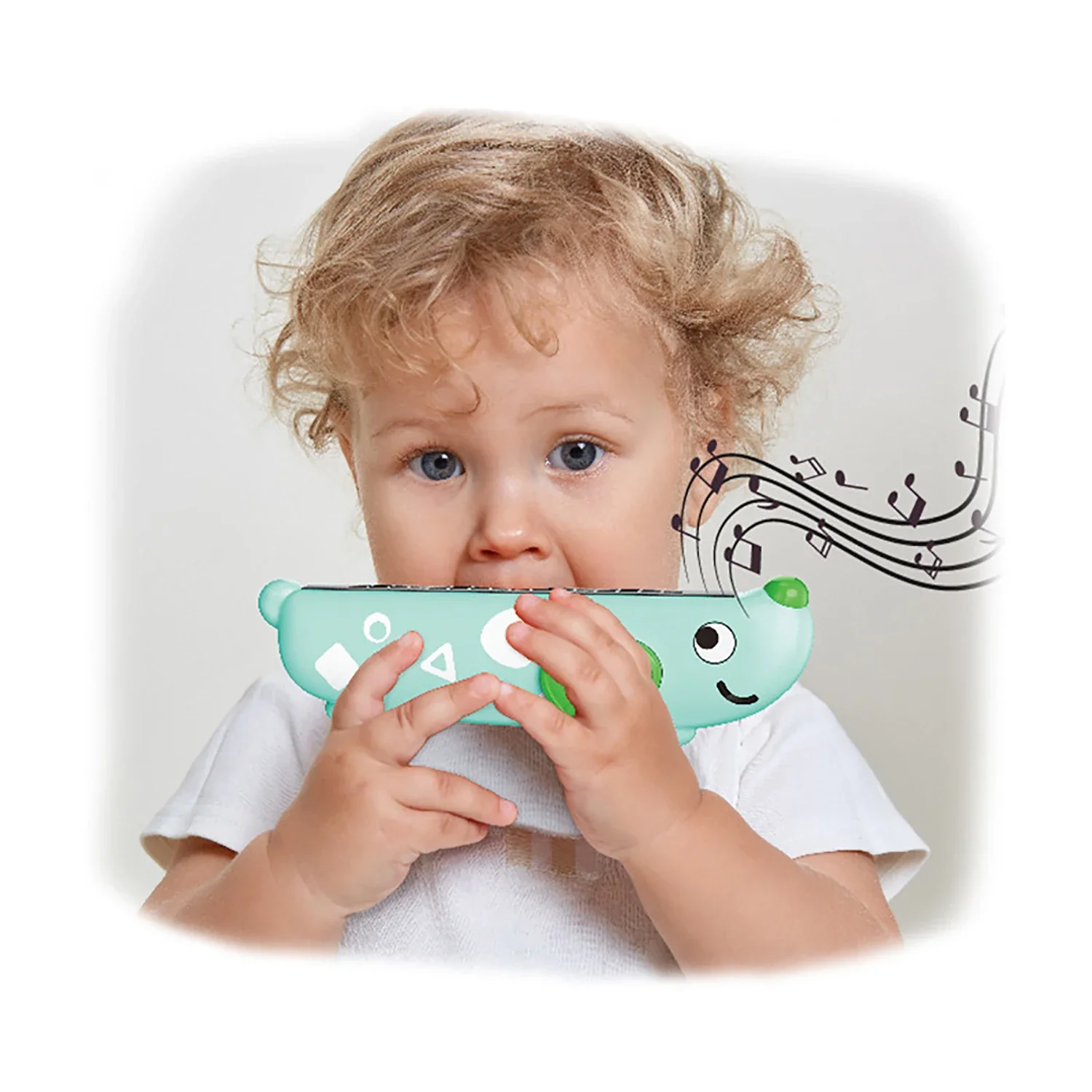 Cute Wooden Cartoon Harmonica for Kids - Creative Montessori Musical Toy for Boys and Girls, Ideal Gift for Young Musicians - Image 2