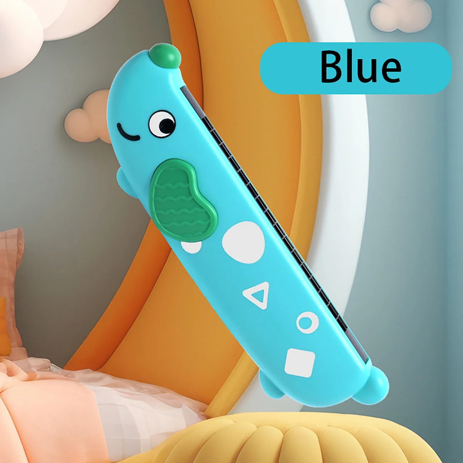 Cute Wooden Cartoon Harmonica for Kids - Creative Montessori Musical Toy for Boys and Girls, Ideal Gift for Young Musicians - Image 6