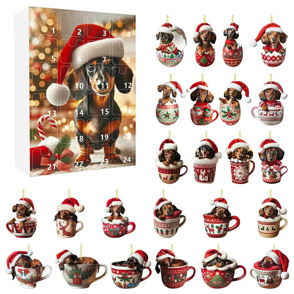 24 Day Advent Calendar With Figure Ornaments - Image 10