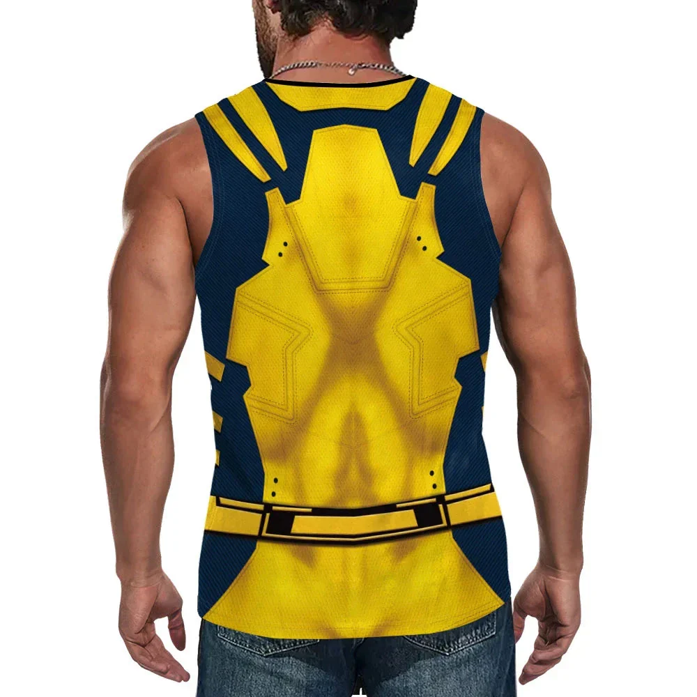 Deadpool & Wolverine Inspired Superhero Compression Tank Top - Perfect for Cosplay - Image 6