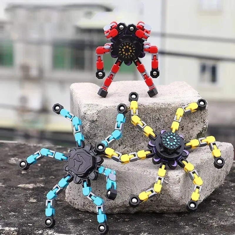 Deformed Fidget Spinner Chain Toy for Stress Relief Gift - Image 3