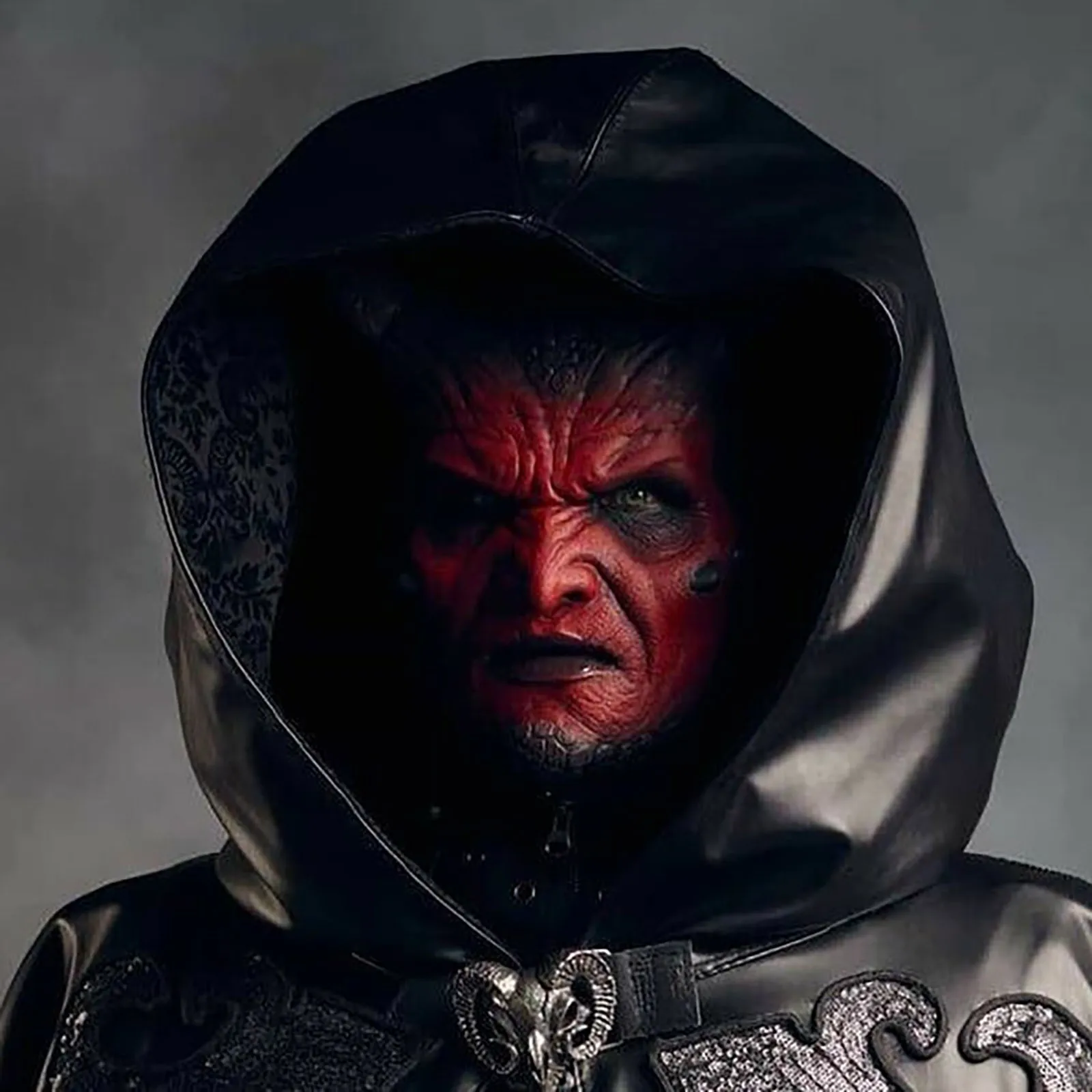 Devil Mask Silicone Full Face Cosplay Halloween 2025 Real - Image 3