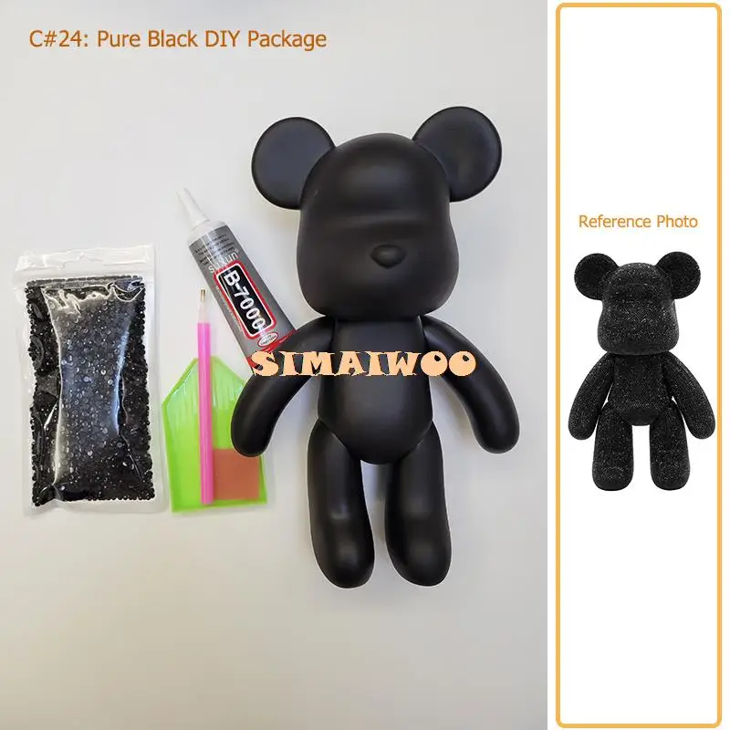 Diamond Painting Kit 5D Full Drill Crystal Bear Doll Christmas 2025 DIY Rhinestone Mosaic Sparkling Home Decor Gift - Image 11