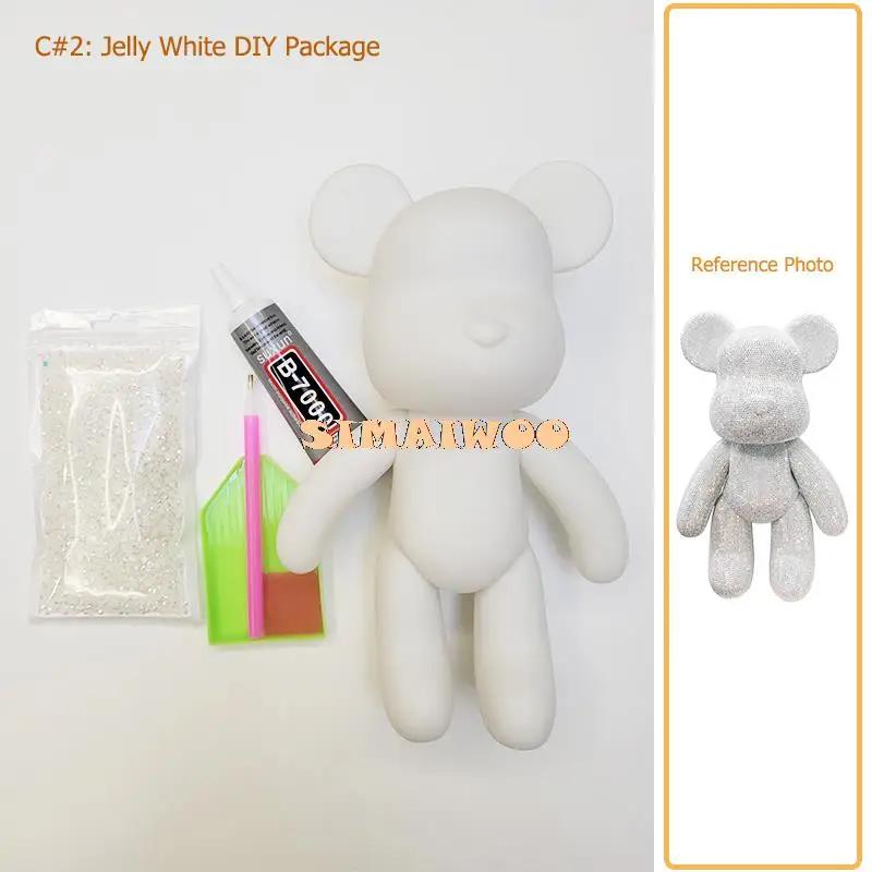 Diamond Painting Kit 5D Full Drill Crystal Bear Doll Christmas 2025 DIY Rhinestone Mosaic Sparkling Home Decor Gift - Image 13