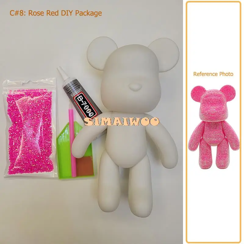 Diamond Painting Kit 5D Full Drill Crystal Bear Doll Christmas 2025 DIY Rhinestone Mosaic Sparkling Home Decor Gift - Image 17