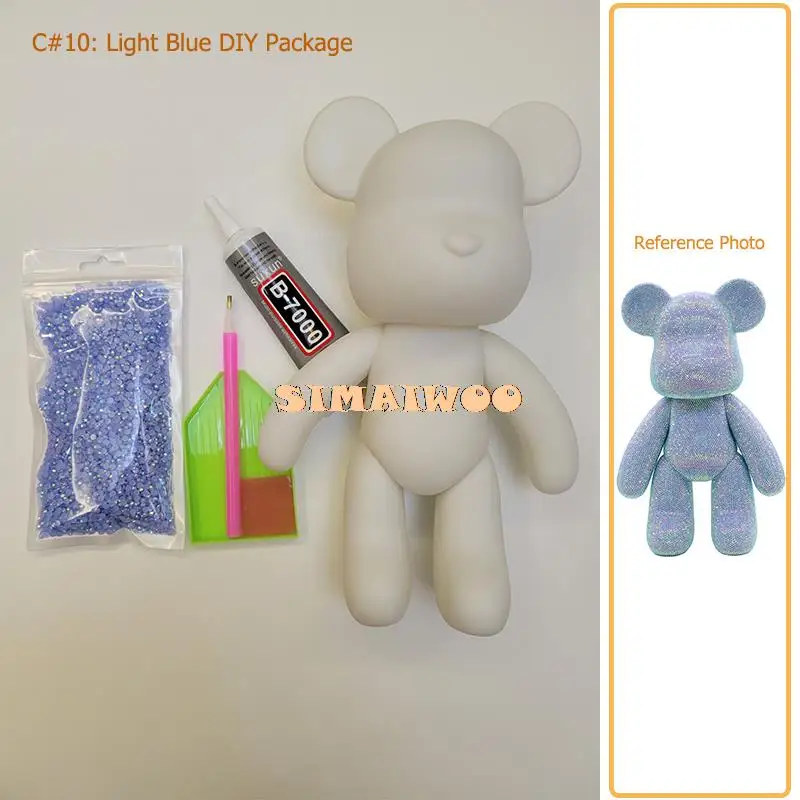 Diamond Painting Kit 5D Full Drill Crystal Bear Doll Christmas 2025 DIY Rhinestone Mosaic Sparkling Home Decor Gift - Image 18
