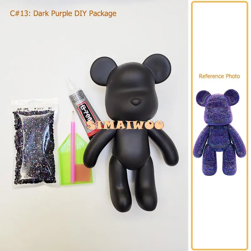 Diamond Painting Kit 5D Full Drill Crystal Bear Doll Christmas 2025 DIY Rhinestone Mosaic Sparkling Home Decor Gift - Image 19