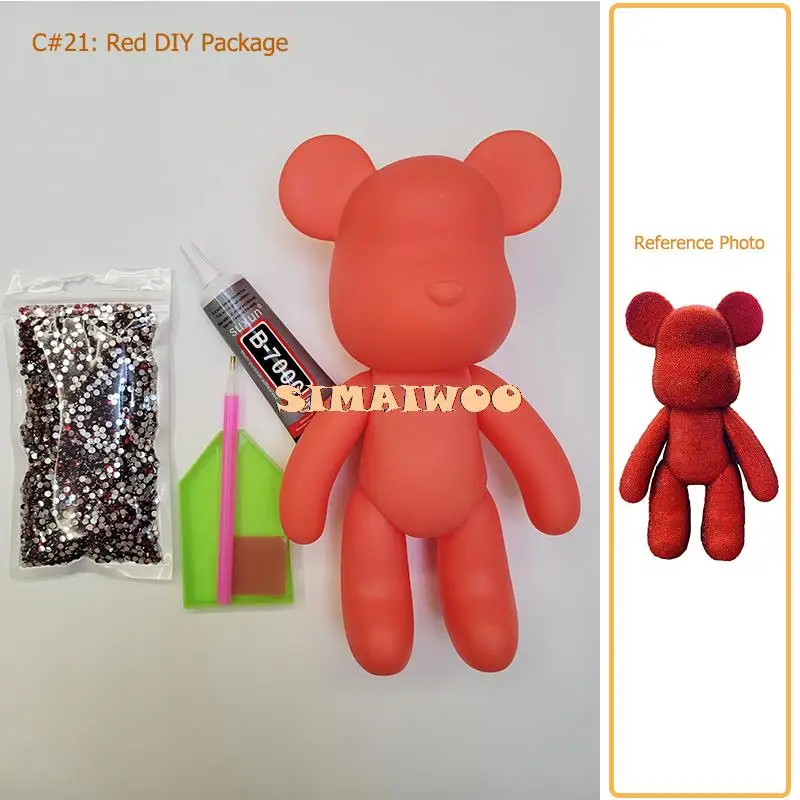 Diamond Painting Kit 5D Full Drill Crystal Bear Doll Christmas 2025 DIY Rhinestone Mosaic Sparkling Home Decor Gift - Image 25