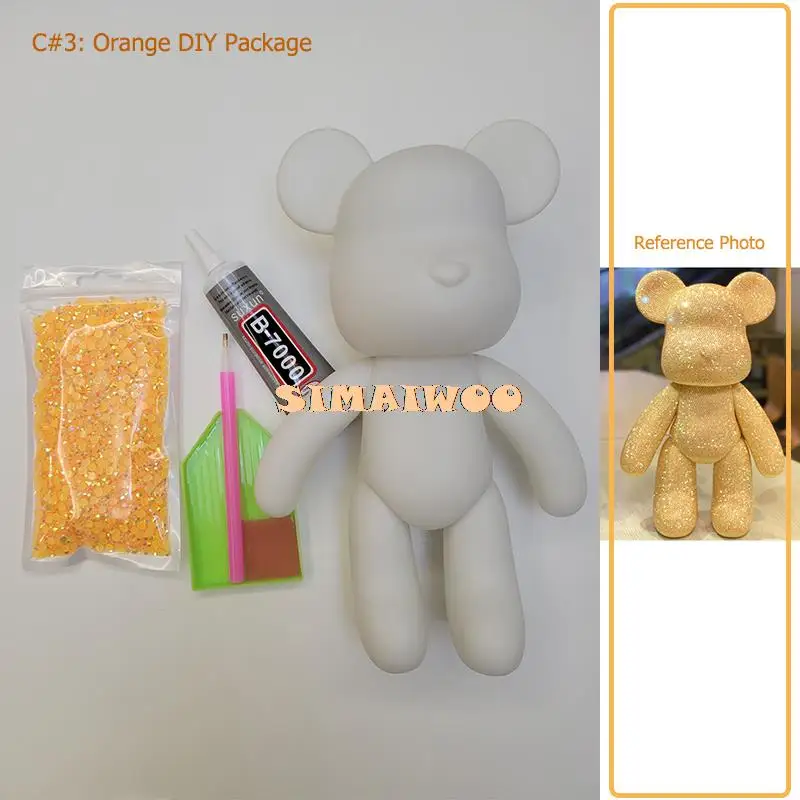 Diamond Painting Kit 5D Full Drill Crystal Bear Doll Christmas 2025 DIY Rhinestone Mosaic Sparkling Home Decor Gift - Image 26
