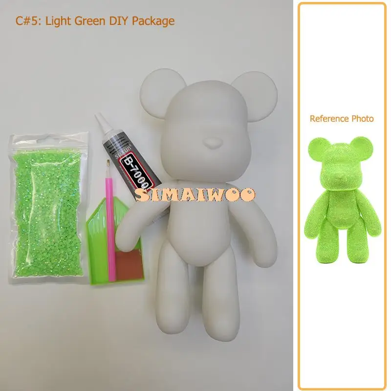 Diamond Painting Kit 5D Full Drill Crystal Bear Doll Christmas 2025 DIY Rhinestone Mosaic Sparkling Home Decor Gift - Image 27