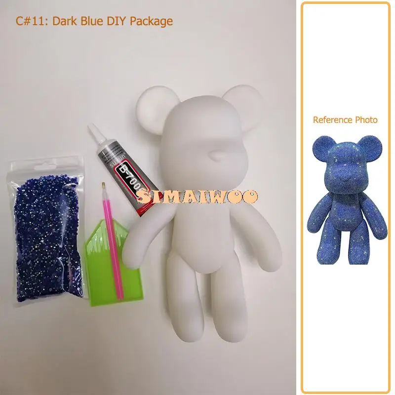 Diamond Painting Kit 5D Full Drill Crystal Bear Doll Christmas 2025 DIY Rhinestone Mosaic Sparkling Home Decor Gift - Image 29