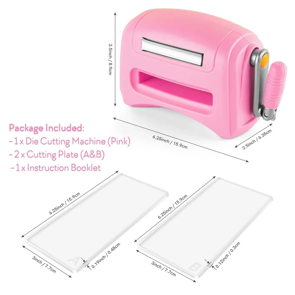 Die Cutting Machine Mini Manual Hand Crank Craft Tool - Image 15