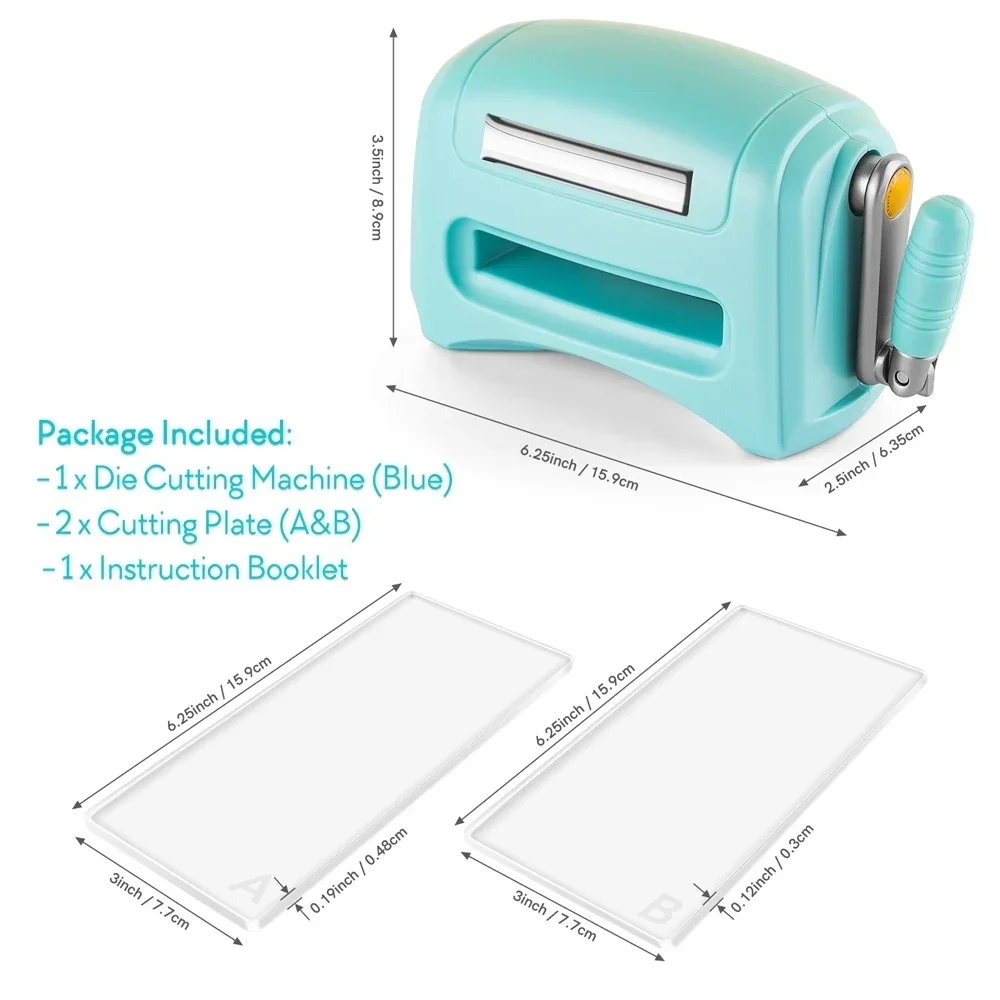 Die Cutting Machine Mini Manual Hand Crank Craft Tool - Image 17