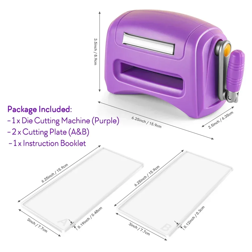 Die Cutting Machine Mini Manual Hand Crank Craft Tool - Image 18
