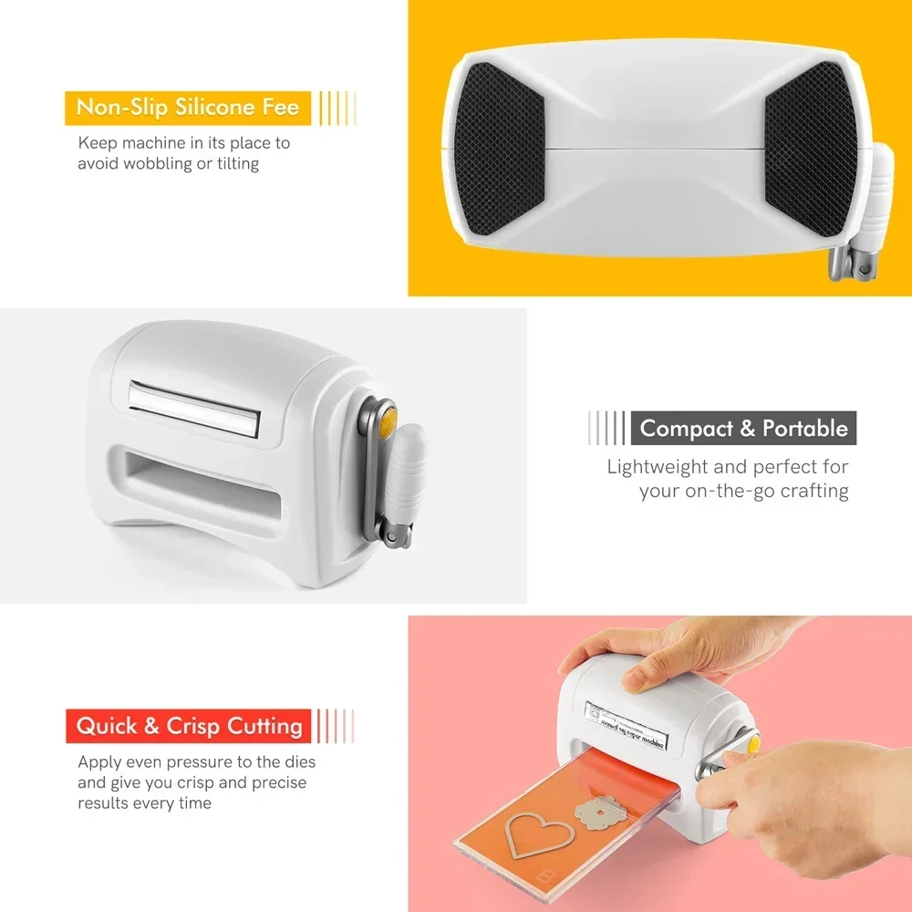 Die Cutting Machine Mini Manual Hand Crank Craft Tool - Image 2