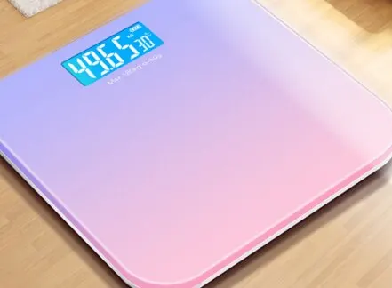 Digital Body Scale Gradient Glass 26 x 26 cm Bathroom Weight Scale Fall 2025 Accurate LED Display - Image 7