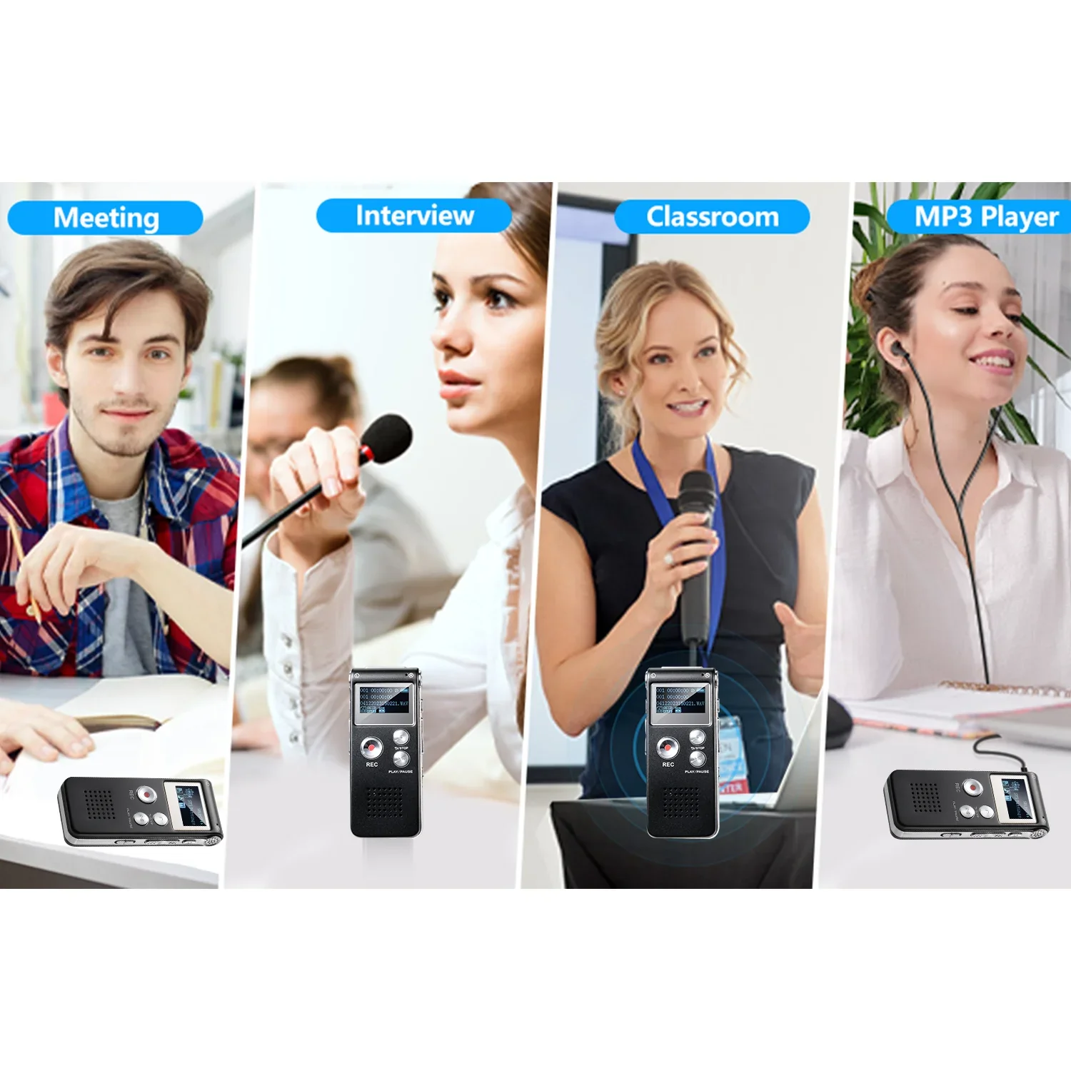 Voice Recorder Voice Activated Mini Recorder for Lectures - Image 6