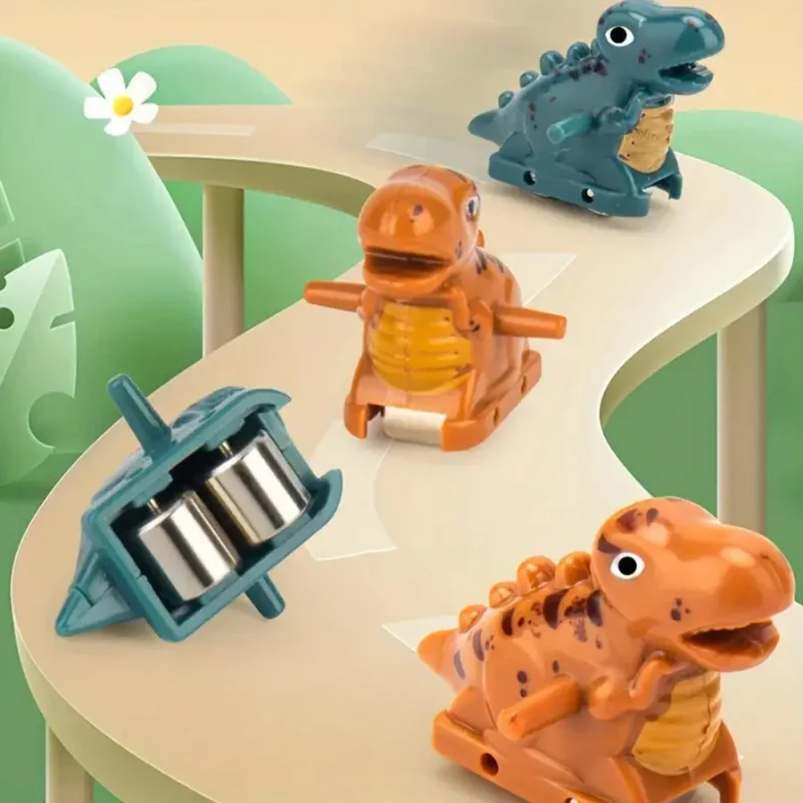 Dinosaur Climbing Slide Music Toy with 3 Dinosaurs for Kids, Fun Electric Slide Car, Halloween and Christmas Gift - Image 5