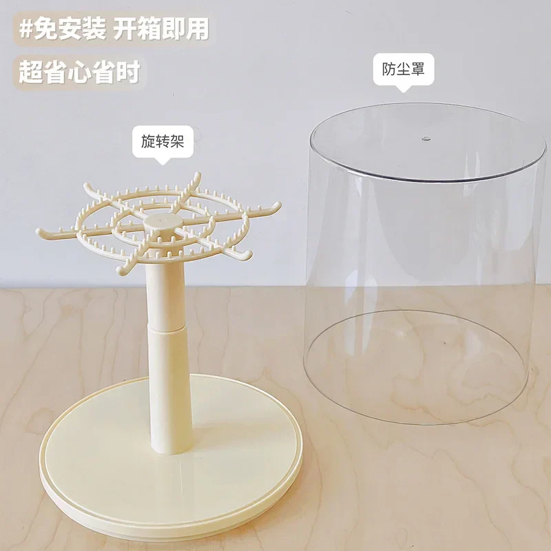 Display Case Transparent Rotating Plush Figure Stand Collector Display, Fall 2025 Dustproof Gift Idea - Image 5