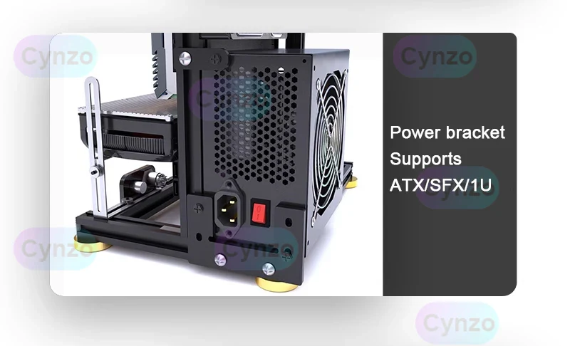 Open Frame ATX PC Case Rack Modular Water Air Cooling - Image 9