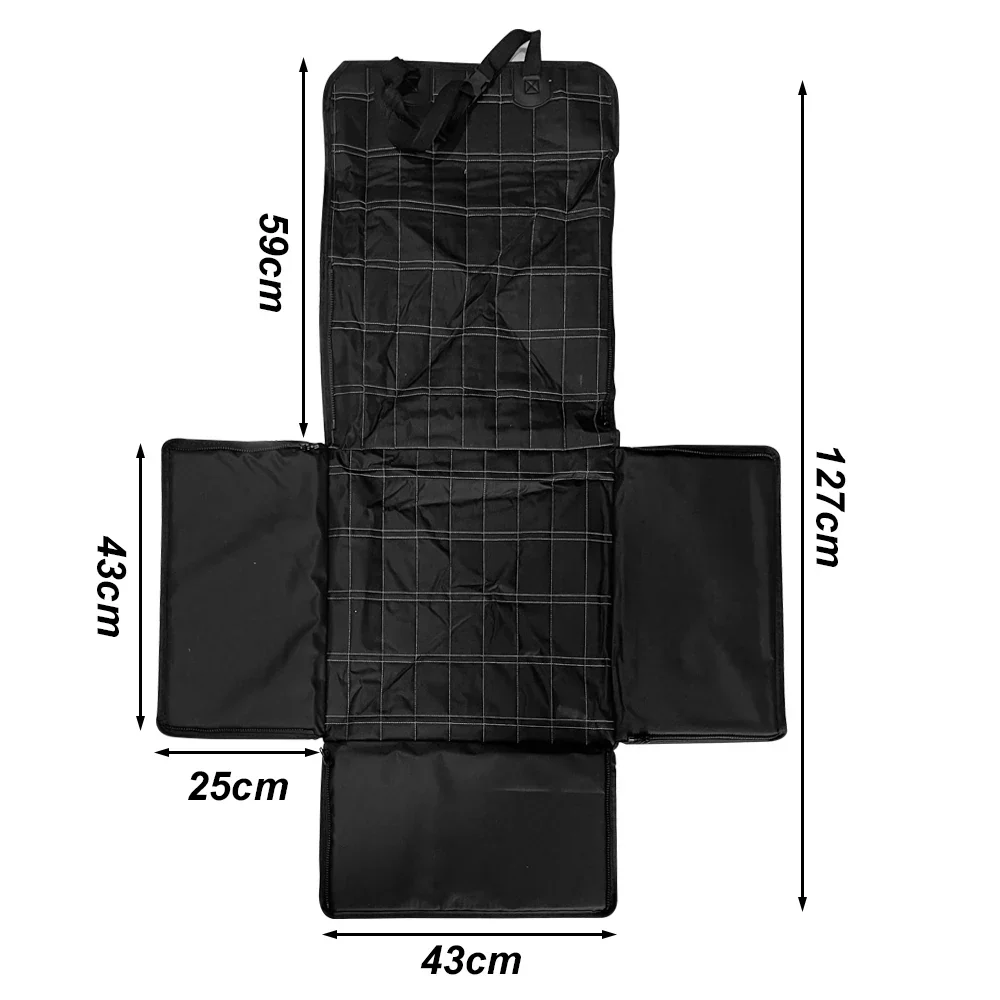 Dog Car Seat Cover Hammock Pet Carrier - Waterproof Travel Seat Protector Road Trip 2025 Secure Cushioned Space - Image 7
