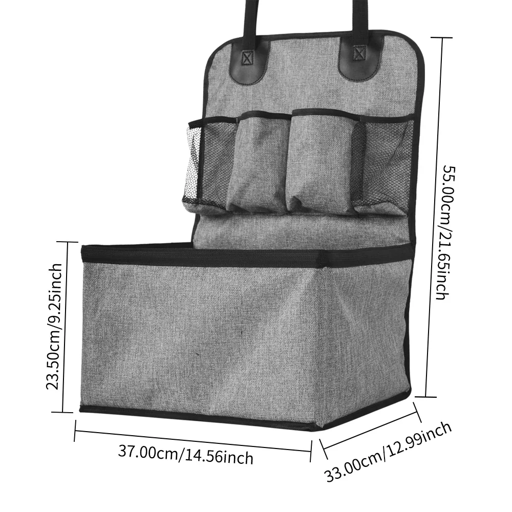 Dog Car Seat - Puppy Booster Seat for Front Seat, Storage Pockets for Small to Medium Dogs - Image 7