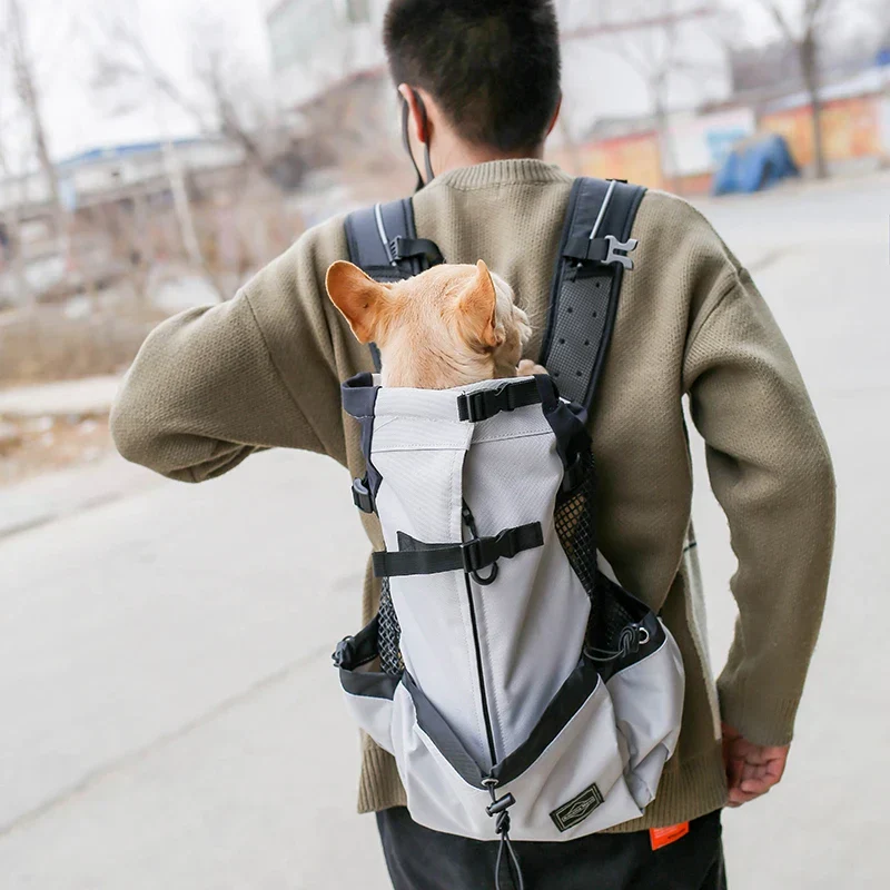 Dog Carrier Backpack Breathable Hands-Free Pet Carrier Pack Fall 2025 Outdoor Travel Comfort Small Dogs - Image 2