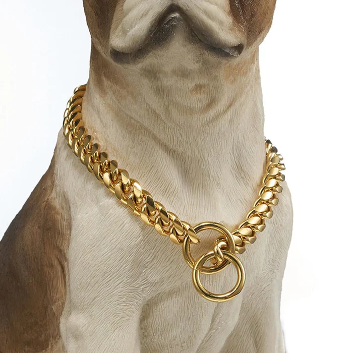 Dog Chain Collar – Heavy Duty Chain, Chew-Resistant, Durable Pet Accessory for Daily Walks Fall 2025 Gift - Image 5