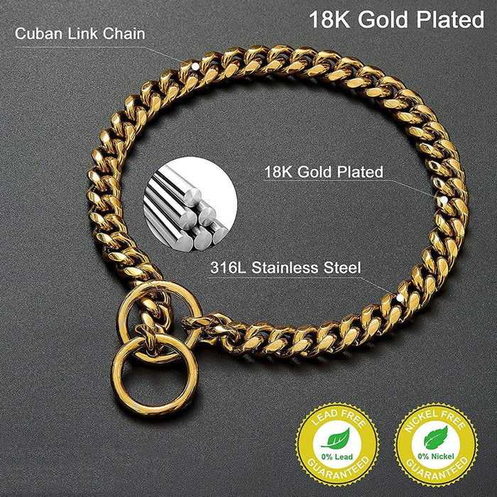 Dog Chain Collar – Heavy Duty Chain, Chew-Resistant, Durable Pet Accessory for Daily Walks Fall 2025 Gift - Image 8