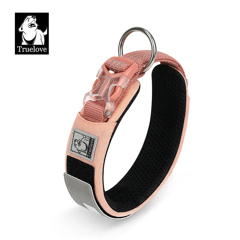 Dog Collar Reflective Personalized Padded Collar Large Dogs Night Walk Fall 2025 Breathable Quick Release Safety - Image 8