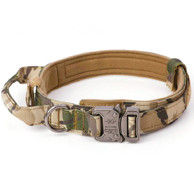 Dog Collar Tactical K9 With Patch Panel Top Handle Training And Control Fall 2025 - Image 3