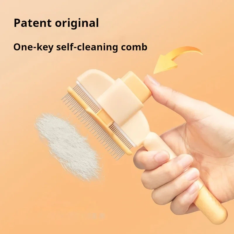 Dog Hair Remover Brush for Long Hair Pets - Grooming and Care Comb for Dogs and Cats, Bath Brush for Easy Hair Cleaning - Image 6