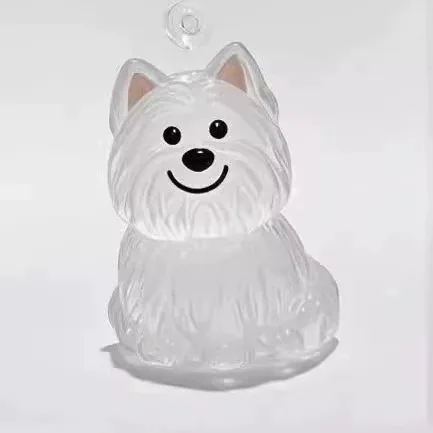 Dog Hair Keepsake Keychain Pendant Clear Resin Charm - Image 14